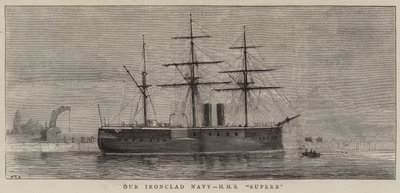 Vår järnklädda marin, HMS Superb av William Edward Atkins