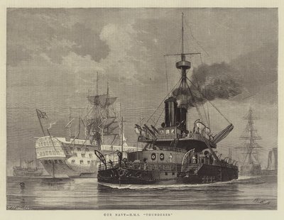 Vår flotta, HMS Thunderer av William Edward Atkins