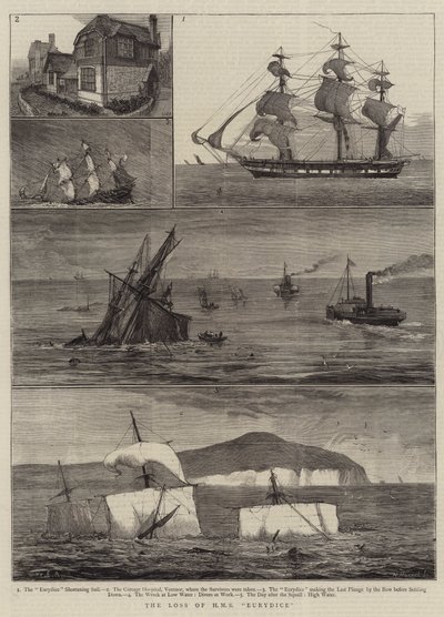 Förlusten av HMS Eurydice av William Edward Atkins