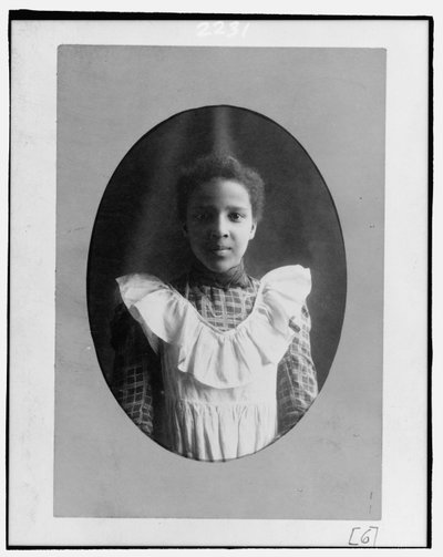 Bazoline Estelle Usher, student vid Atlanta University av William Edward Burghardt "W. E. B." Du Bois