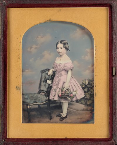 Porträtt av en flicka,ca. 1852 (foto) av William Edward Kilburn