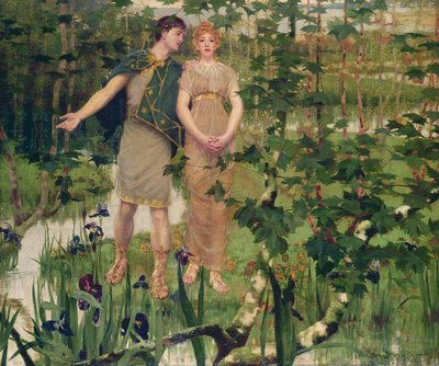 Den lyckliga dalen, 1898 av William Edward Stott