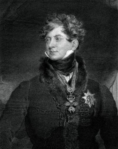 George IV, kung av Storbritannien och Hannover, 1829. av William Ensom