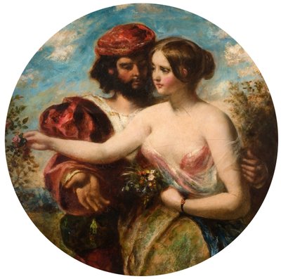 Samla kärlekens ros medan det är dags, 1848. av William Etty