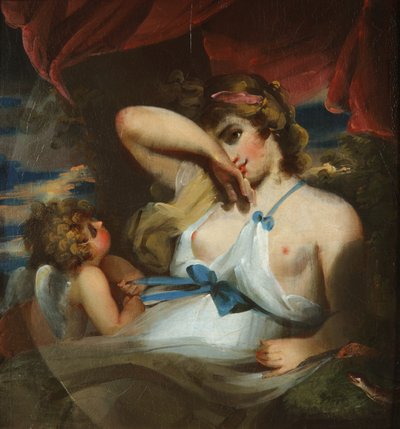 Gudinna och Amor av William Etty