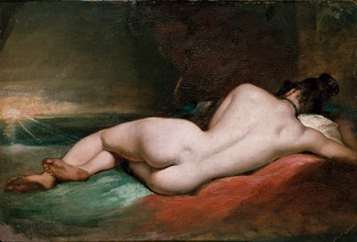 Naken kvinna liggande, tidigt 1800-tal. av William Etty