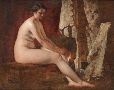Sittande naken av William Etty