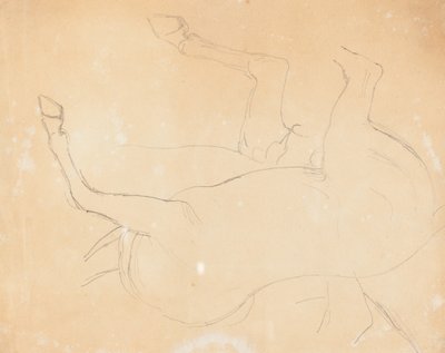 Studie av en häst [verso] av William Etty
