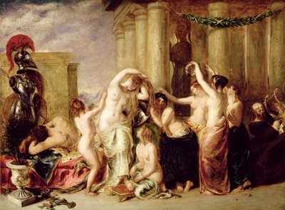 Venus toalett (olja på pannå) av William Etty