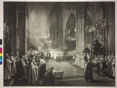Ceremoni i samband med drottning Victorias 50-åriga tronjubileum i Westminster Abbey den 21.6.1887 av William Ewart Lockhart