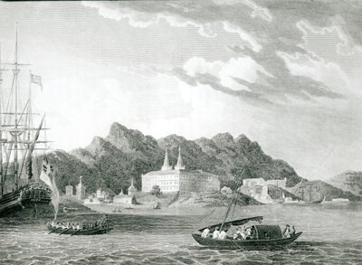 Hamnen i Rio Janeiro, med Benediktinerklostret, av William F. Wilson