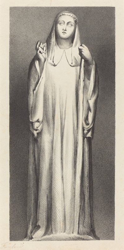 Figur från Peterborough Cathedral av William Fairland after John Flaxman