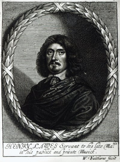 Henry Lawes (1596-1662) av William Faithorne