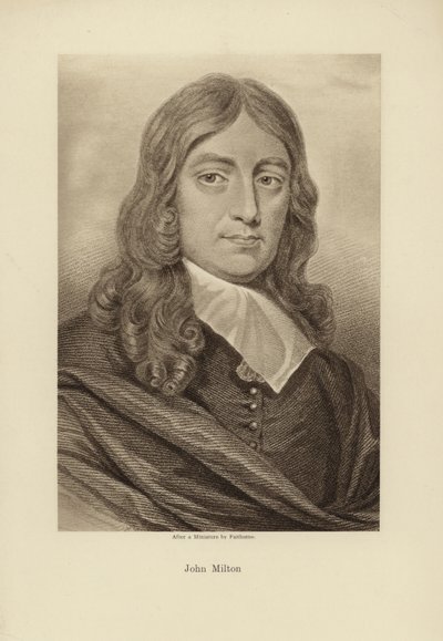 John Milton av William Faithorne