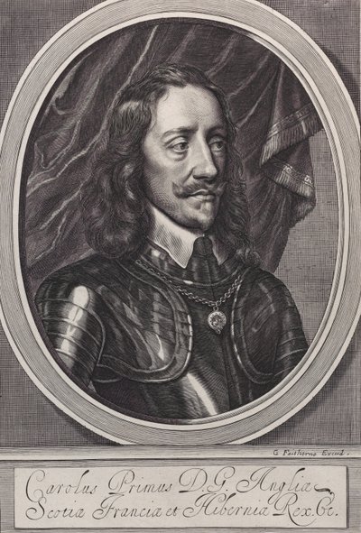 Kung Karl I, ca. 1658.. av William Faithorne