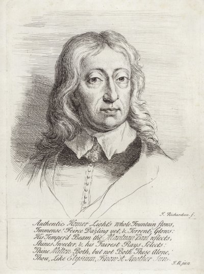 Porträtt av John Milton av William Faithorne