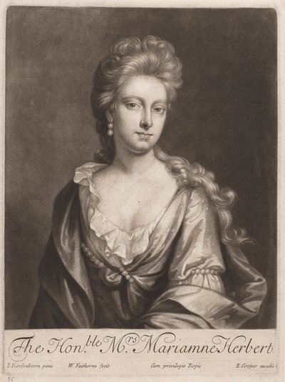 Den ärade fru Marianne Herbert av William Faithorne