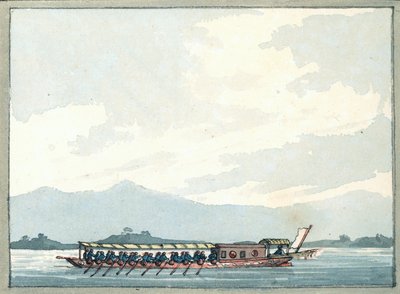 Kinesisk Man of War-båt av William Ffarington
