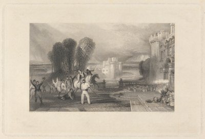 Mannering, Hazlewood och smugglare av William Finden