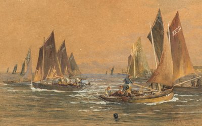 Fiskebåtar av William Fleming Vallance