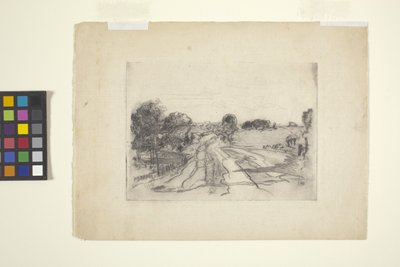 Landskap med ström (etsning) av William Forsyth