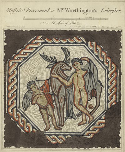 Mosaiktrottoar vid Mr Worthingtons Leicester av William Fowler