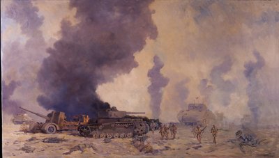 Slaget vid El Alamein av William Francis Longstaff