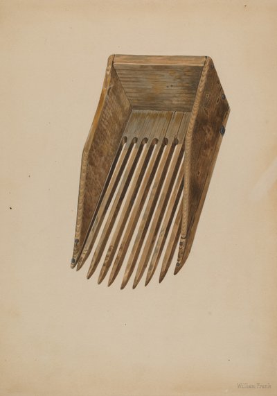 Cranberry Harvesting Scoop, ca. 1942. av William Frank