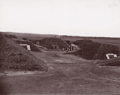 Fort Darling, James River, 1865. av William Frank Browne.