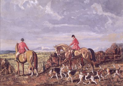 Hundar på jakt av William Frank Calderon
