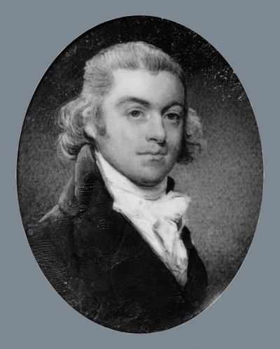 Porträtt av en gentleman, ca. 1795. av William Franks