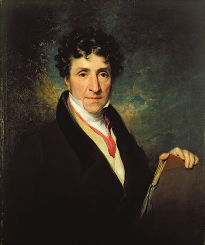 Porträtt av Charles Henry Schwanfelder (1774-1837) (olja på duk) av William Frederick