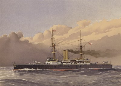 HMS Royal Sovereign, 1st class battleship  av William Frederick Mitchell