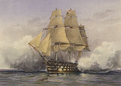 Segern (färg litho) av William Frederick Mitchell