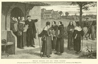 Wyclif skickar ut sina stackars präster av William Frederick Yeames