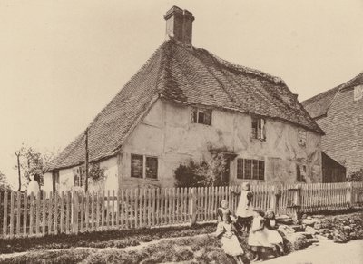 Vid Burwash, Sussex (svartvitt foto) av William Galsworthy Davie