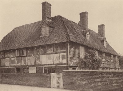 Vid Northbridge Street, nära Robertsbridge, Sussex (svartvitt foto) av William Galsworthy Davie