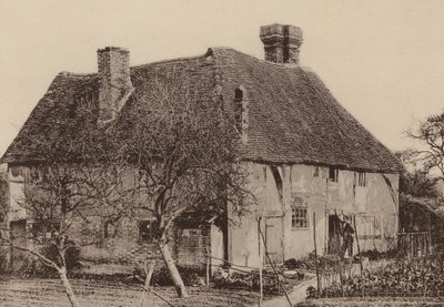 Vid Smallbridge, Horsmonden, Kent (svartvitt foto) av William Galsworthy Davie