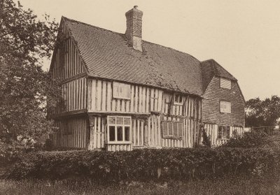 Vid Strawberry Hole, Northiam, Sussex (svartvitt foto) av William Galsworthy Davie