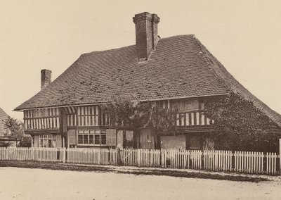 Bell Farm House, Harrietsham, Kent (svartvitt foto) av William Galsworthy Davie
