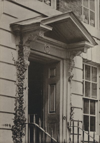 Dörröppning, Castle Hill, Winchester (s/v foto) av William Galsworthy Davie