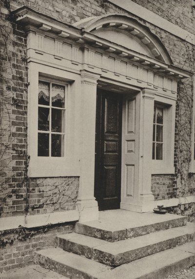 Doorway, The Broad, Hellingly, Sussex (s/v foto) av William Galsworthy Davie