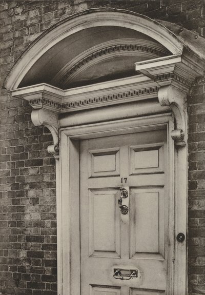 Doorway, The Causeway, Horsham, Sussex (s/v foto) av William Galsworthy Davie
