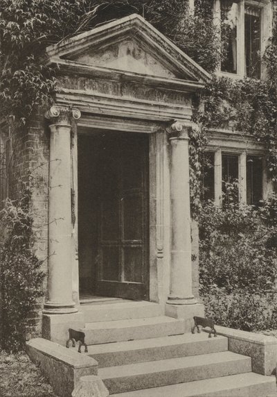 Doorway, The Deanery, Battle, Sussex (s/v foto) av William Galsworthy Davie