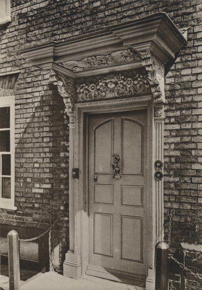 Doorway, West Street, Rye, Sussex (s/v foto) av William Galsworthy Davie