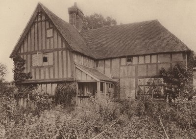 Horseshoe House, Beckley, Sussex (svartvitt foto) av William Galsworthy Davie