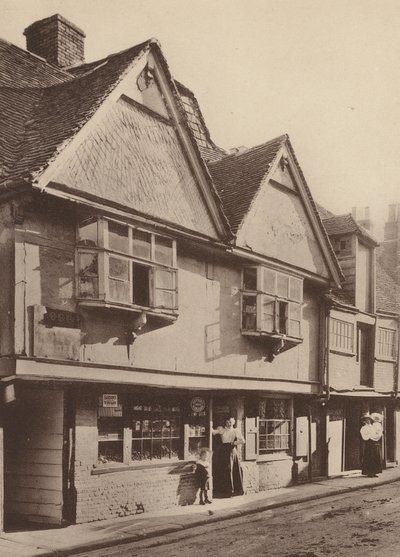 I North Lane, Canterbury, Kent (svartvitt foto) av William Galsworthy Davie