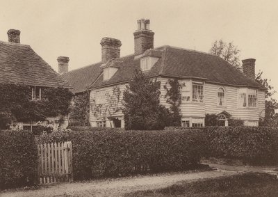 Market Cross House, Hawkhurst, Kent (svartvitt foto) av William Galsworthy Davie