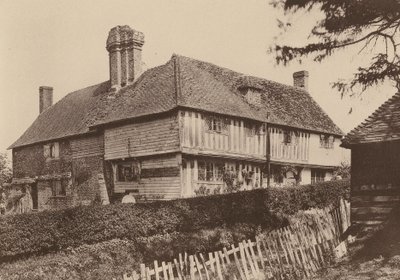 Smugley Farm, Goudhurst, Kent (svartvitt foto) av William Galsworthy Davie
