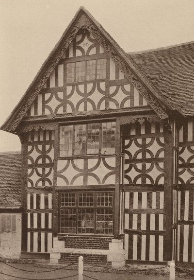 "The Middle House", Mayfield, Sussex, daterad 1575 (svartvitt foto) av William Galsworthy Davie